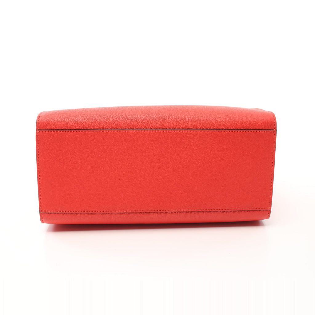 FENDI SUNSHINE MEDIUM Sunshine Medium Handbag Tote bag Leather Red 2WAY