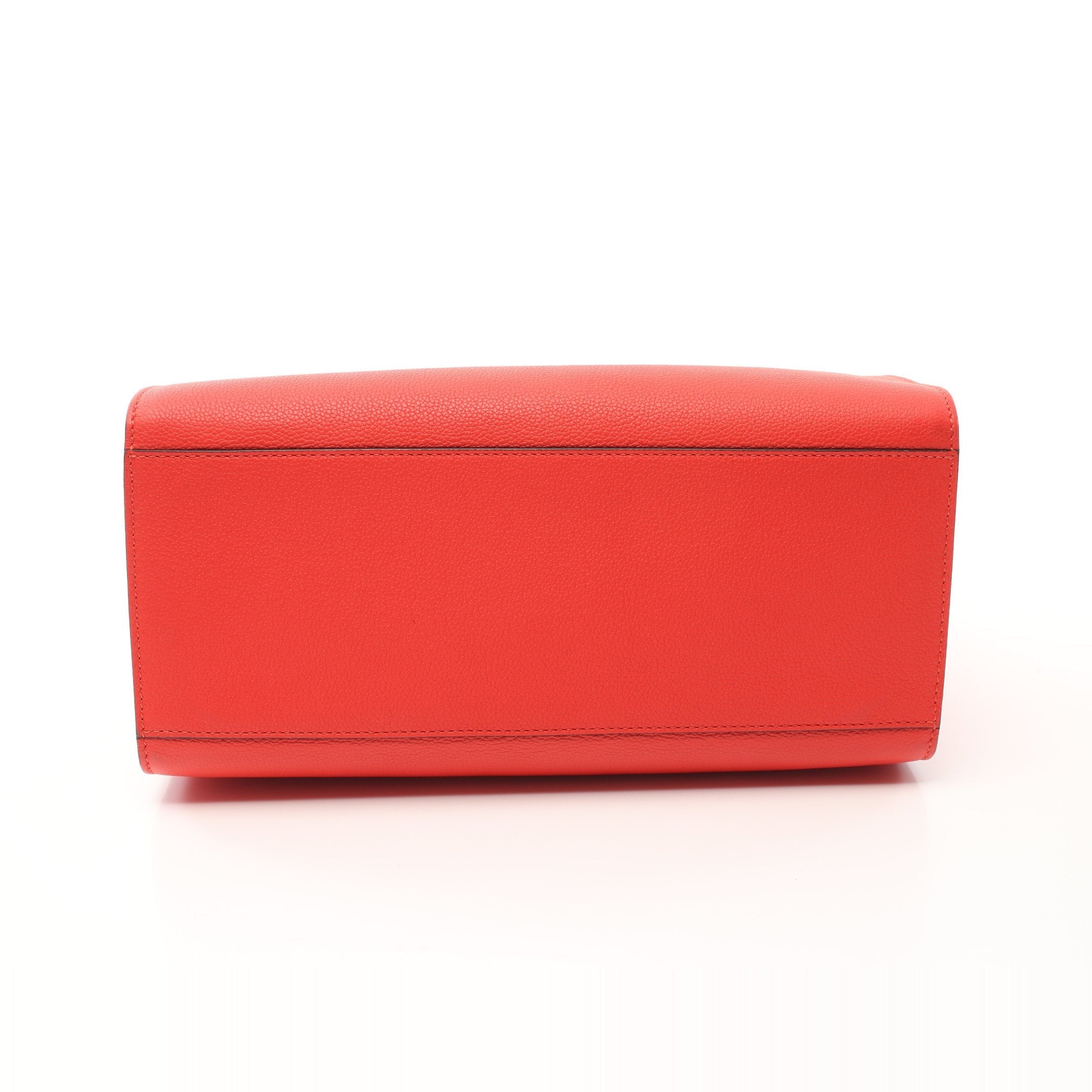 FENDI SUNSHINE MEDIUM Sunshine Medium Handbag Tote bag Leather Red 2WAY