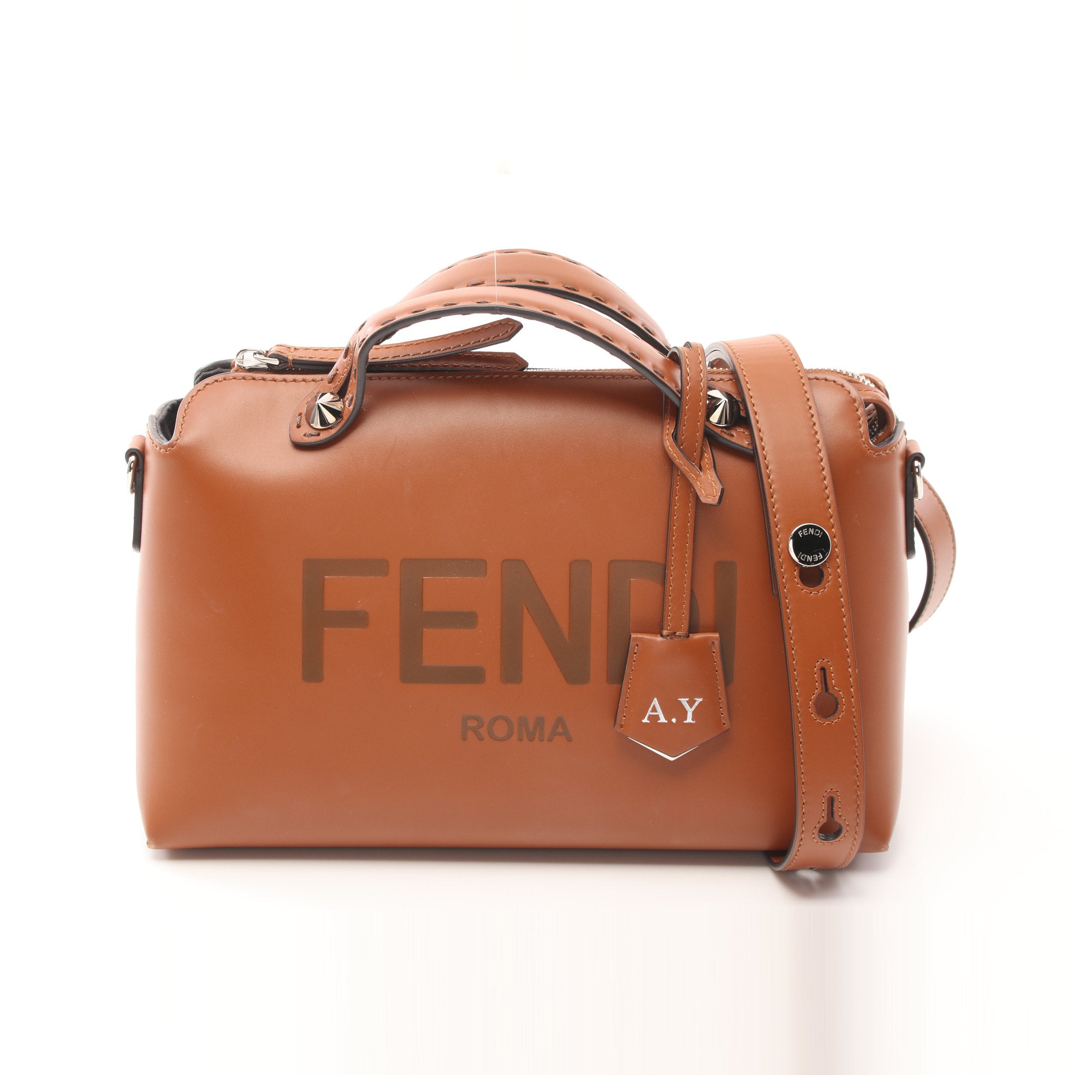 FENDI BY THE WAY MEDIUM By the way Medium Handbag Leather Light brown 2WAY