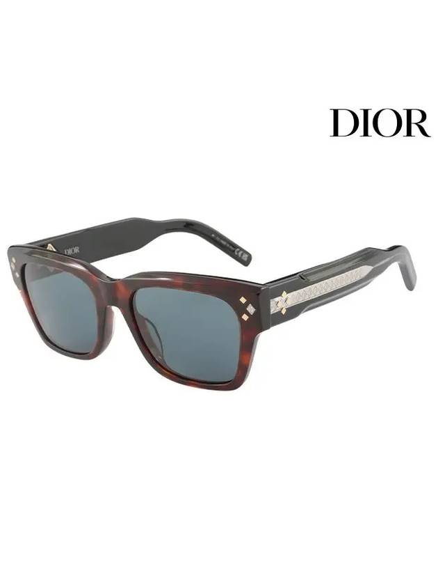 CD Diamond Square Sunglasses Brown Havana Dior