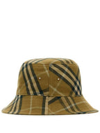 Burberry Check Cotton Bucket Hat Camp