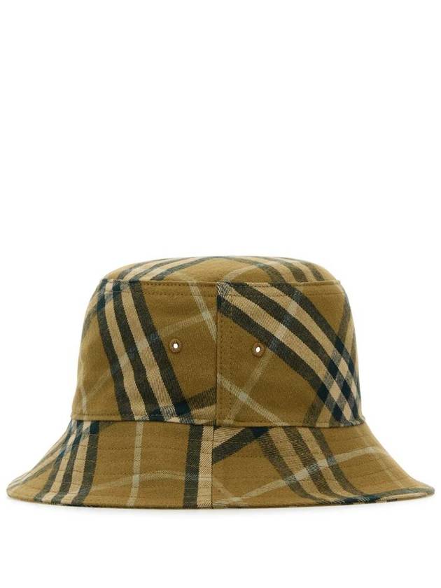 Burberry Check Cotton Bucket Hat Camp