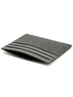 Fendi Diagonal FF Canvas Card Wallet Grey