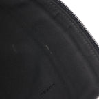 FENDI Backpack Rucksack Logo Nylon Leather Blue