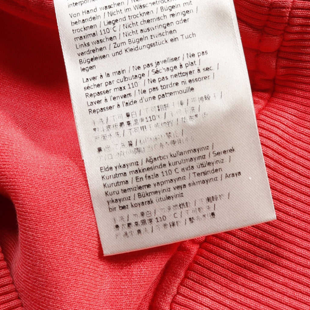 FENDI FENDI * MARC JACOBS Sweatshirt Side zip Cotton Red