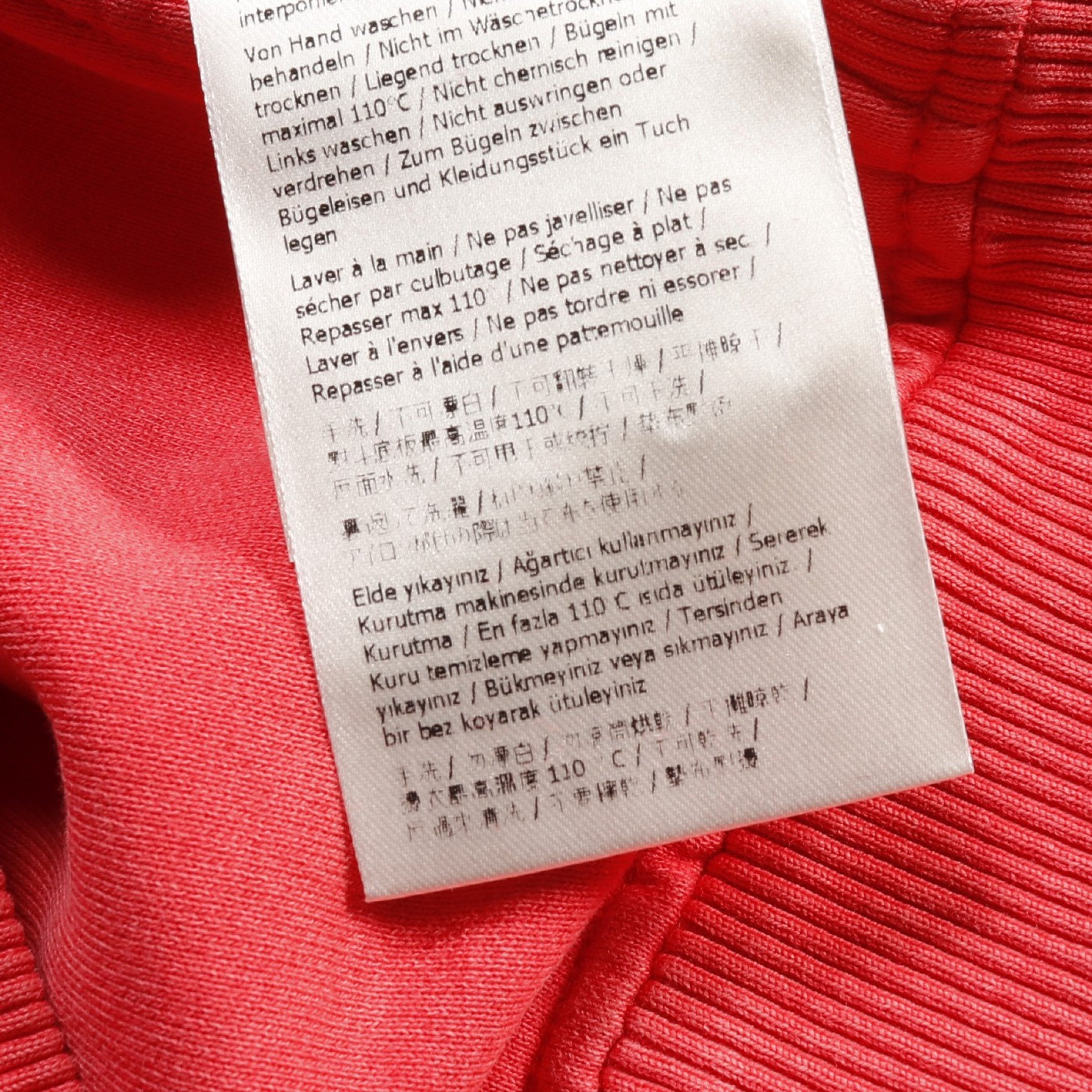 FENDI FENDI * MARC JACOBS Sweatshirt Side zip Cotton Red