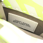 FENDI FENDI * Marc Jacobs Sunshine Shopper Mini Handbag Leather White Yellow 2WAY