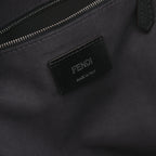 FENDI Chiodo Small Backpack Rucksack Leather Navy