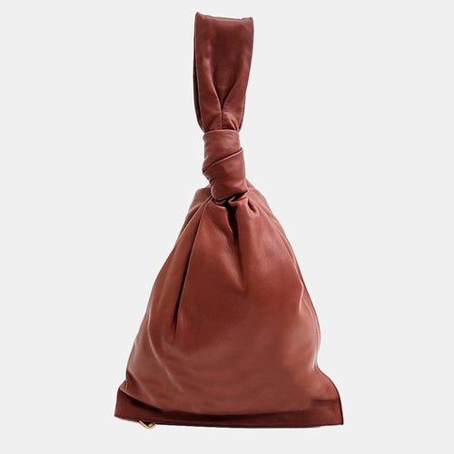 Bottega Veneta Brown Leather Twist Bag