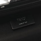 FENDI Zucca Trunk Shoulder bag Canvas Leather Black