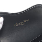 Dior SADDLE Lotus wallet Card case Canvas Leather Beige Navy