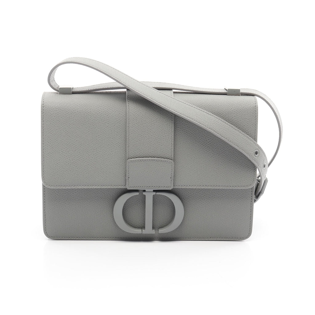 Dior 30 MONTAIGNE Montaigne Shoulder bag Leather Gray green