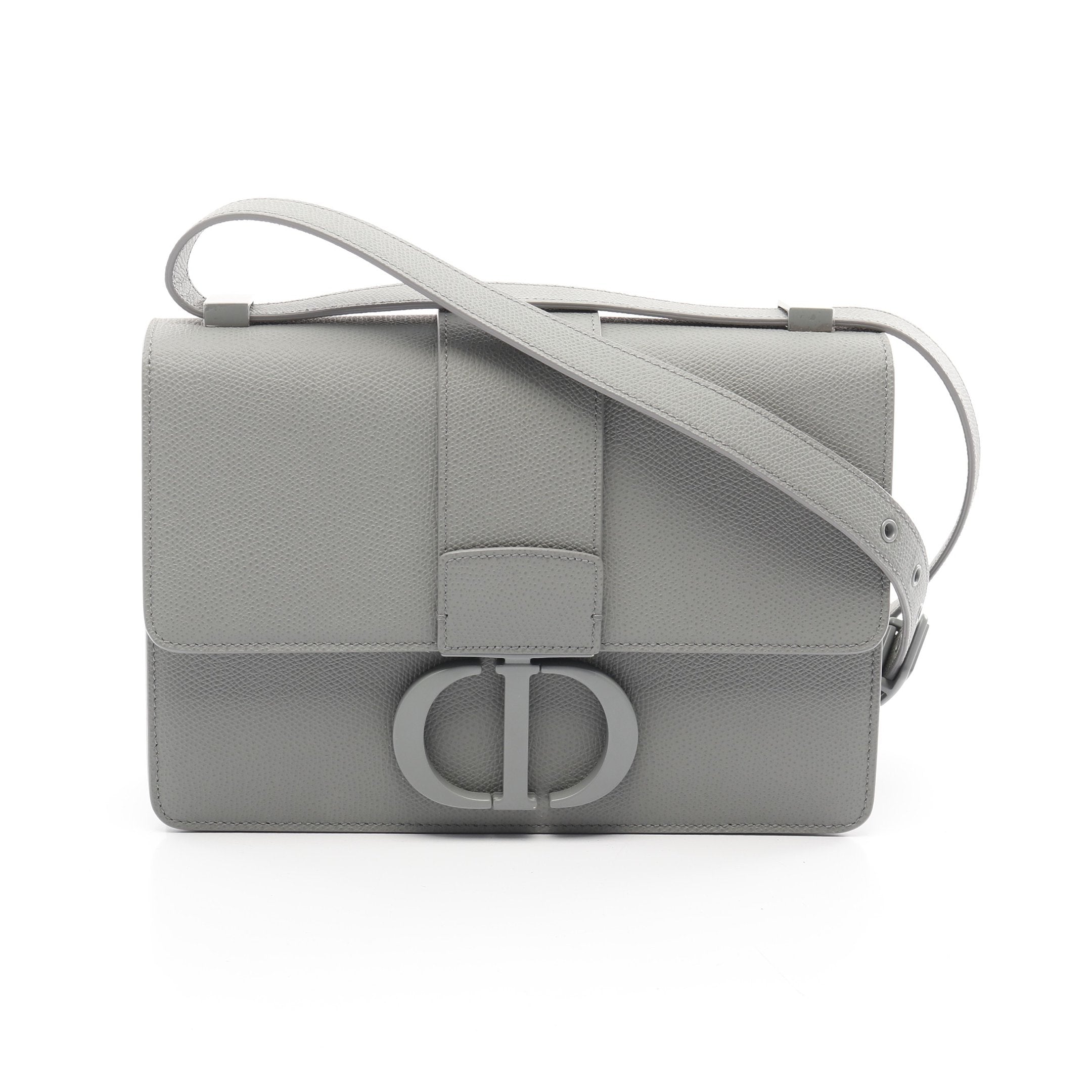 Dior 30 MONTAIGNE Montaigne Shoulder bag Leather Gray green