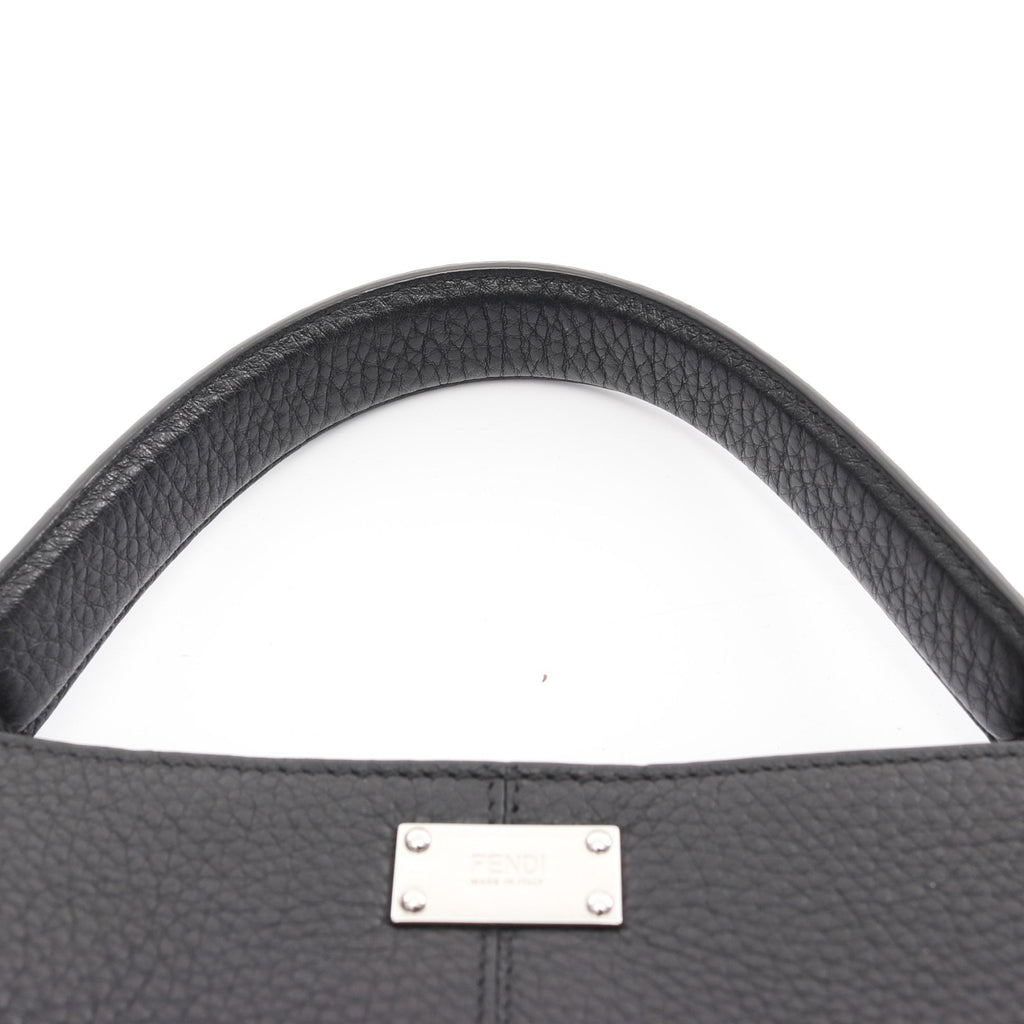 FENDI Peekaboo X light Shoulder bag Leather Black 2WAY