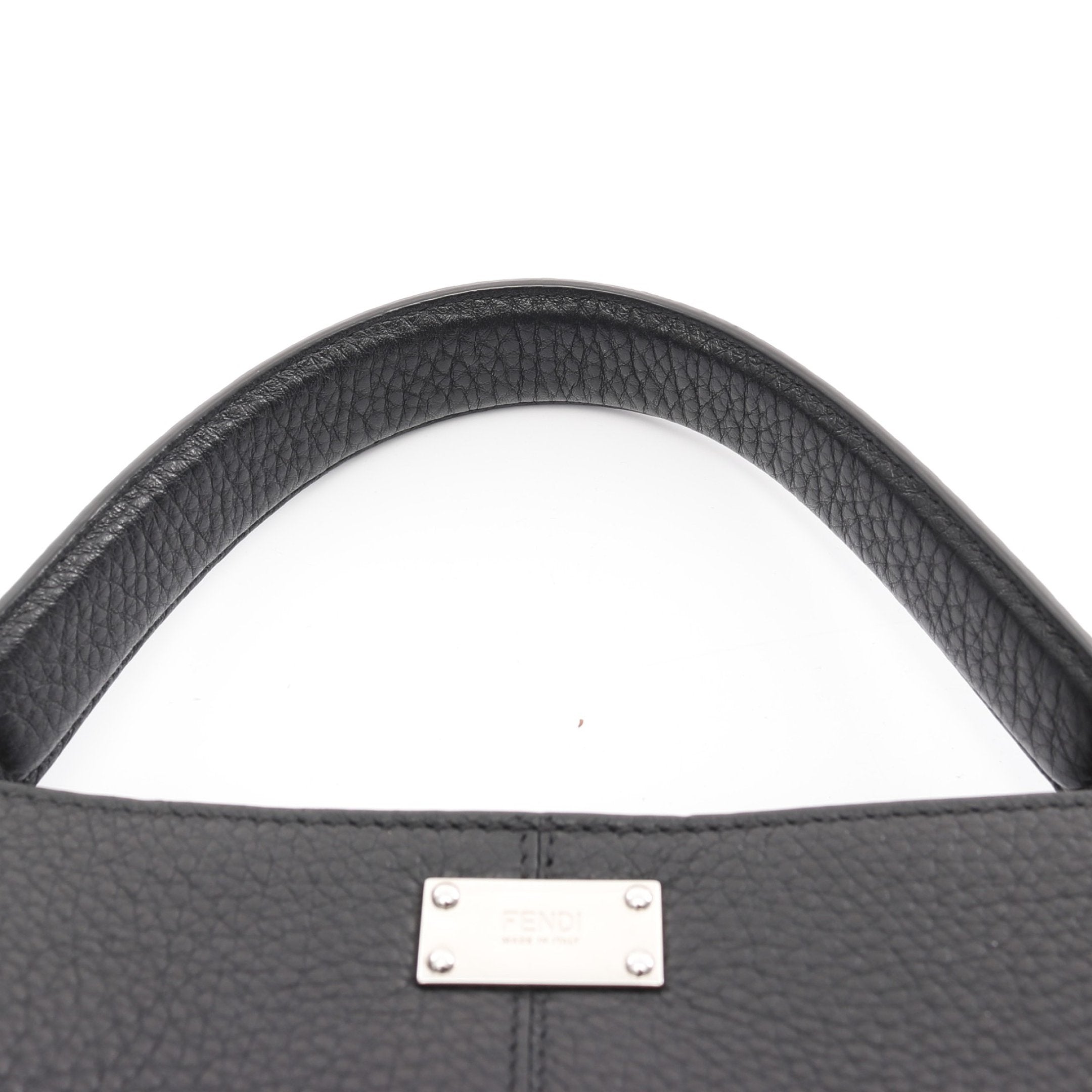FENDI Peekaboo X light Shoulder bag Leather Black 2WAY
