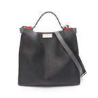 FENDI Peekaboo X light Shoulder bag Leather Black 2WAY