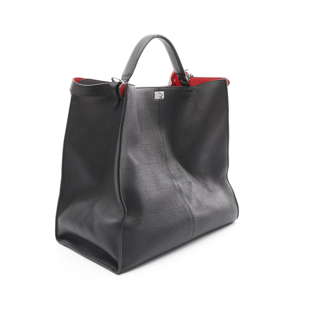 FENDI Peekaboo X light Shoulder bag Leather Black 2WAY