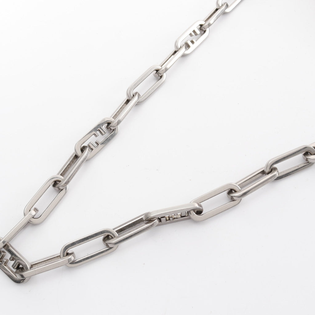 FENDI Peekaboo Cut Medium Chain shoulder bag Leather Brown