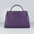 Hermes Kelly 32cm Togo Leather Handbag 6108 Purple Golde