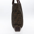 FENDI Zucca Canvas Tote Bag Brown Black95503