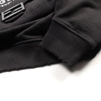 FENDI FENDI * MARC JACOBS FF Baguette Booties Pullover hoodie Cotton Black Damage processing