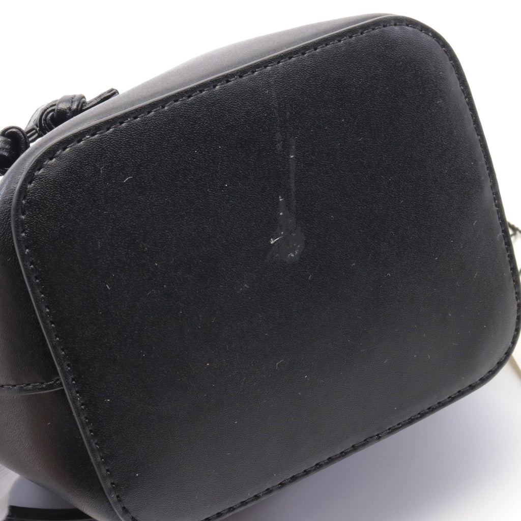 FENDI Mini Montresor Handbag Leather Black 2WAY
