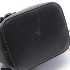 FENDI Mini Montresor Handbag Leather Black 2WAY