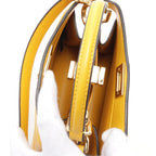 FENDI Peekaboo ISeeU Handbag Leather Yellow 2WAY
