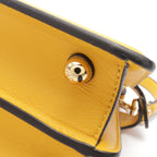 FENDI Peekaboo ISeeU Handbag Leather Yellow 2WAY