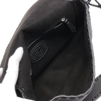 FENDI Bucket Selleria Handbag Leather Black 2WAY