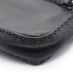 FENDI Bucket Selleria Handbag Leather Black 2WAY