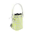 FENDI FENDI * MARC JACOBS Mini Montresor Handbag Leather White Yellow 2WAY