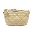 Dior Dior Travel Nomad pouch Small Handbag Leather Light yellow