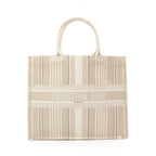 Dior BOOK TOTE Book tote Large Handbag Tote bag Canvas Beige Multicolor