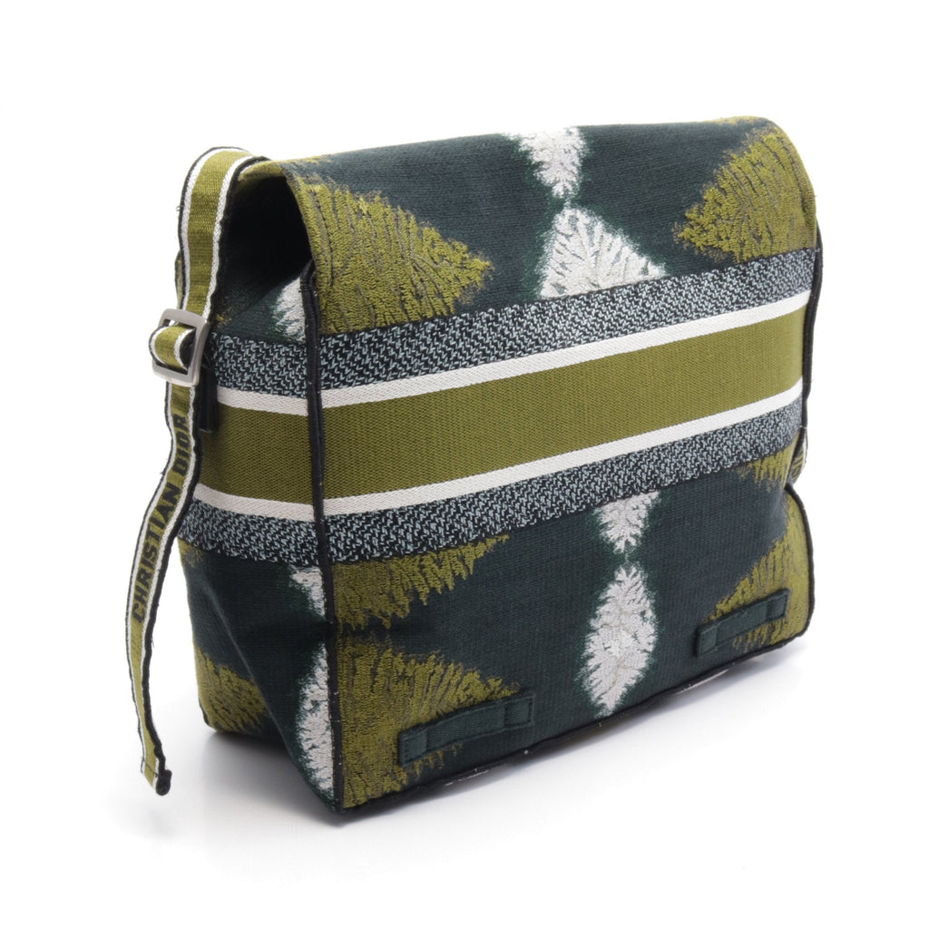 Dior Dior Camp Shoulder bag Canvas Khaki green Dark green Multicolor