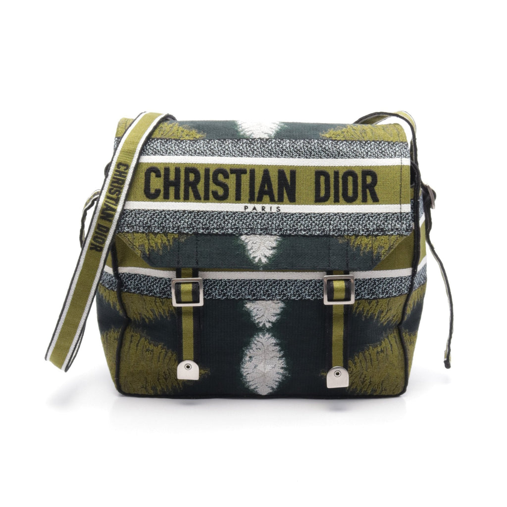 Dior Dior Camp Shoulder bag Canvas Khaki green Dark green Multicolor
