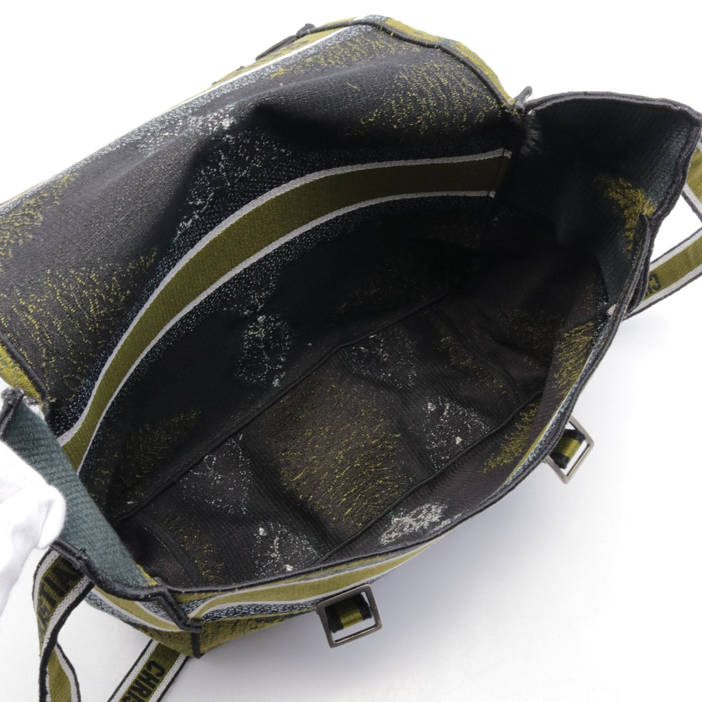 Dior Dior Camp Shoulder bag Canvas Khaki green Dark green Multicolor
