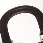 FENDI Zucca Handbag Tote bag Canvas Brown Dark brown