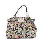 FENDI Micro peekaboo Handbag Leather Multicolor 2WAY