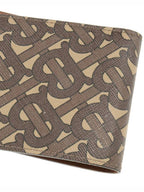 Burberry Monogram Print Bicycle Wallet Brown