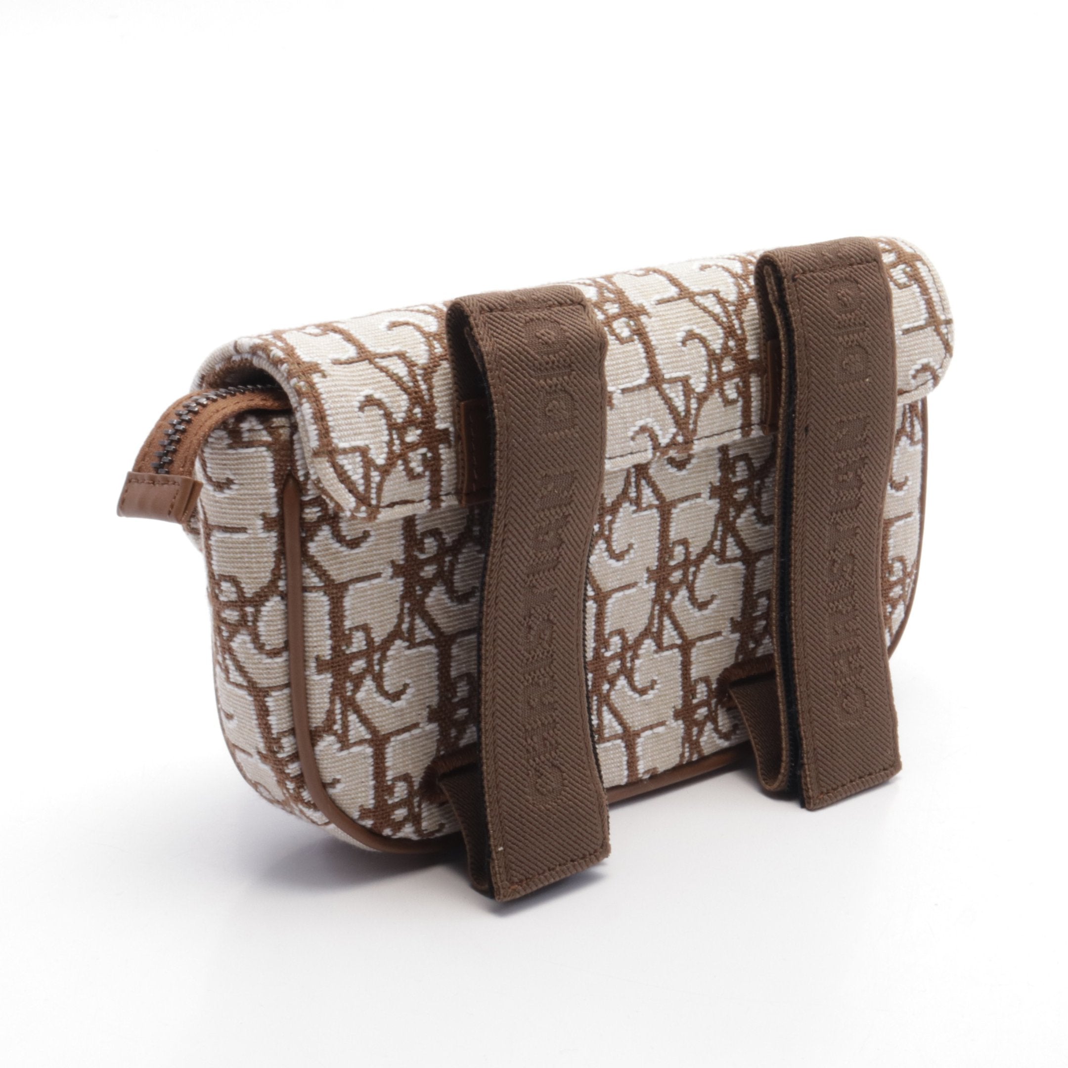 Dior DIOR * Cactus Jack Arm Bag Canvas Ivory Brown