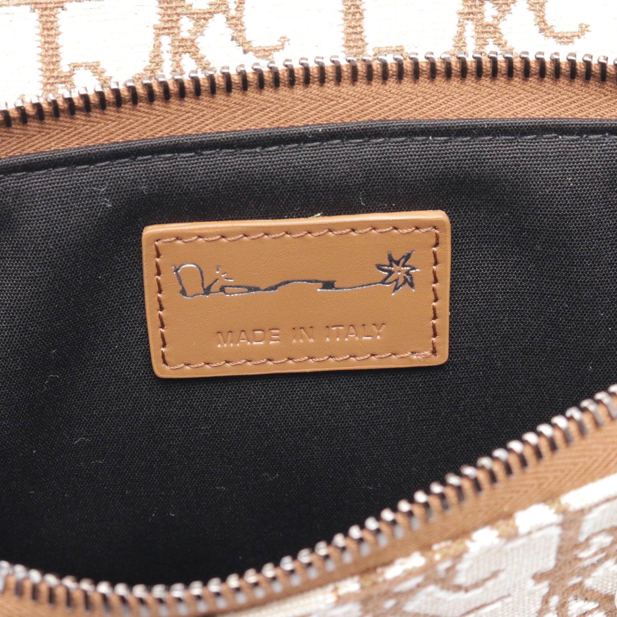 Dior DIOR * Cactus Jack Arm Bag Canvas Ivory Brown