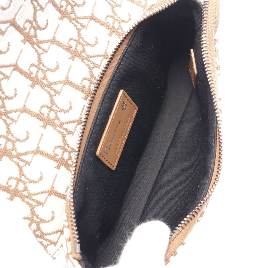 Dior DIOR * Cactus Jack Arm Bag Canvas Ivory Brown