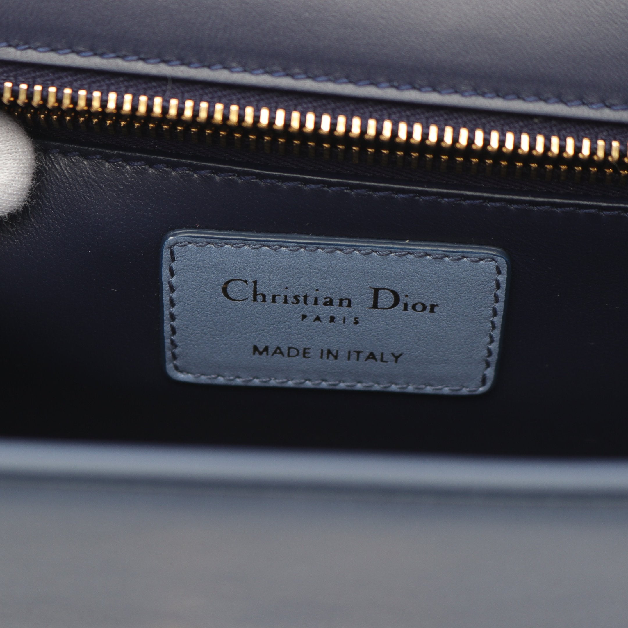 Dior 30 MONTAIGNE Montaigne Shoulder bag Leather Blue