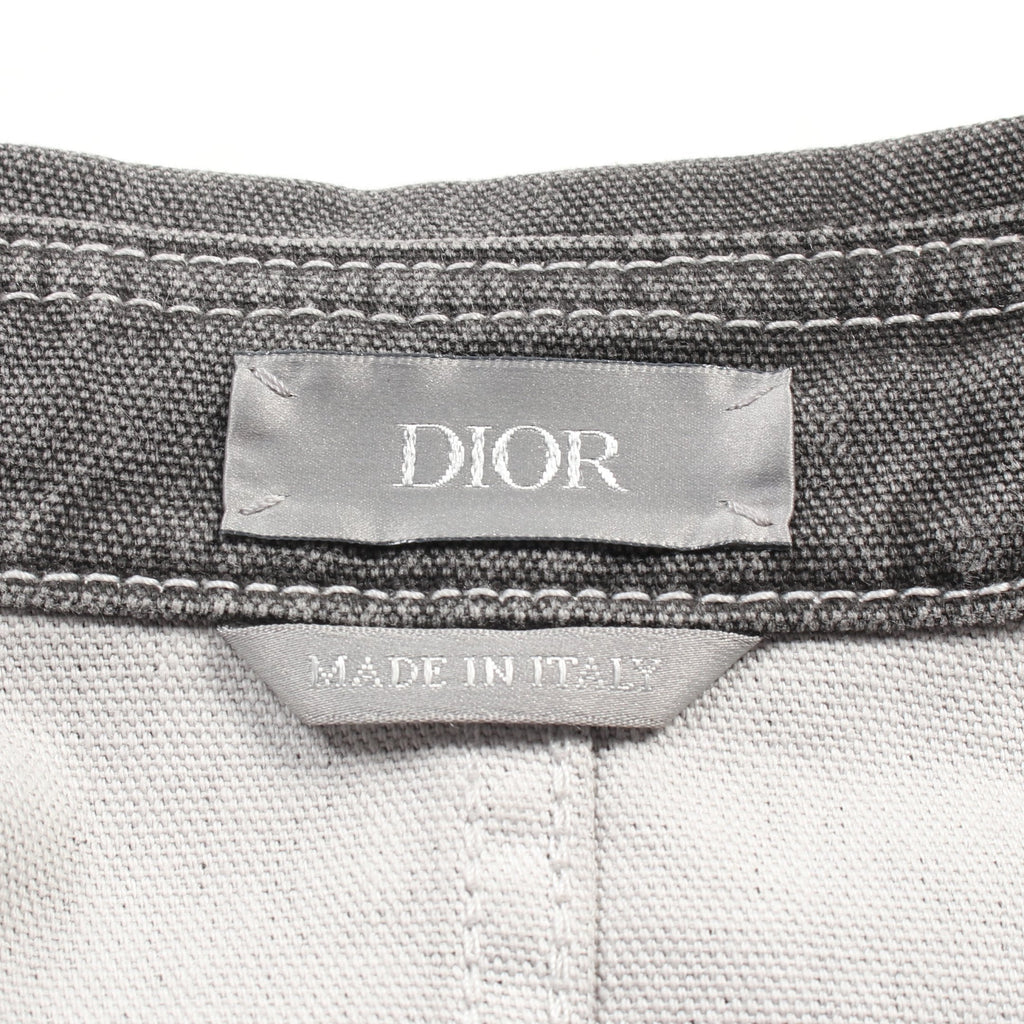 Dior DIOR * Stone Island Shirt jacket Denim Jacket Cotton Gray