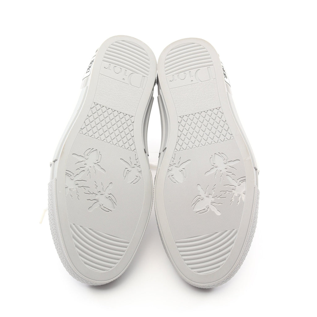Dior B23 Oblique High cut sneakers Fabric Rubber Navy White