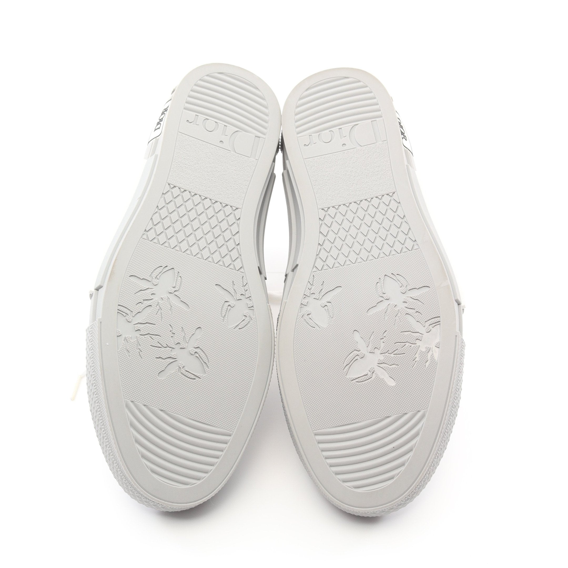 Dior B23 Oblique High cut sneakers Fabric Rubber Navy White
