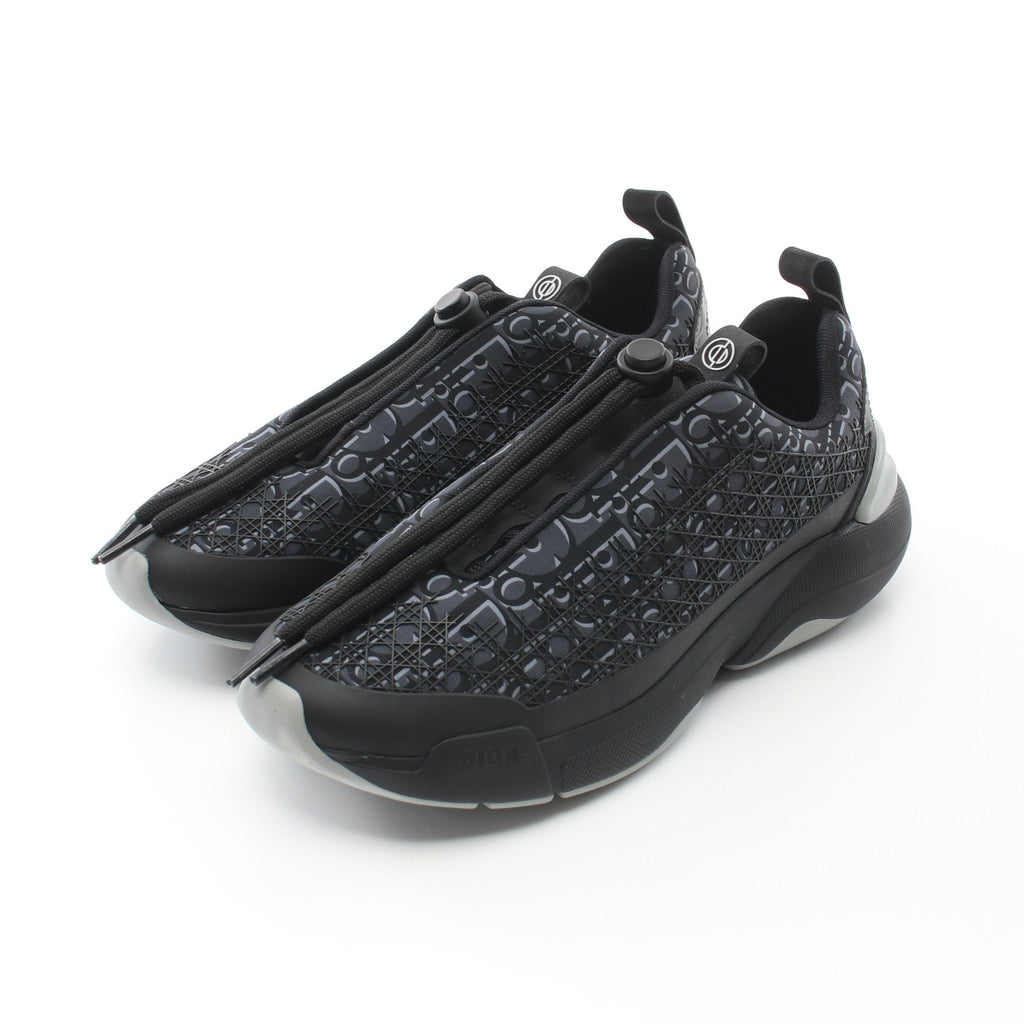 Dior B24 Oblique Sneakers Fabric Black Dark gray