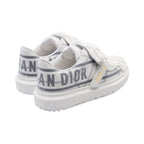 Dior Sneakers Fabric Leather White Gray