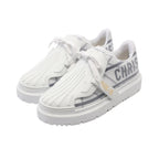 Dior Sneakers Fabric Leather White Gray
